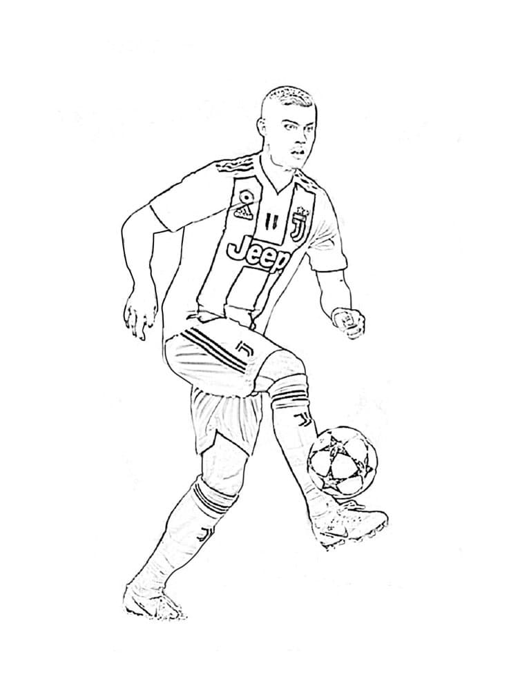 Cristiano ronaldo fãrbung seite