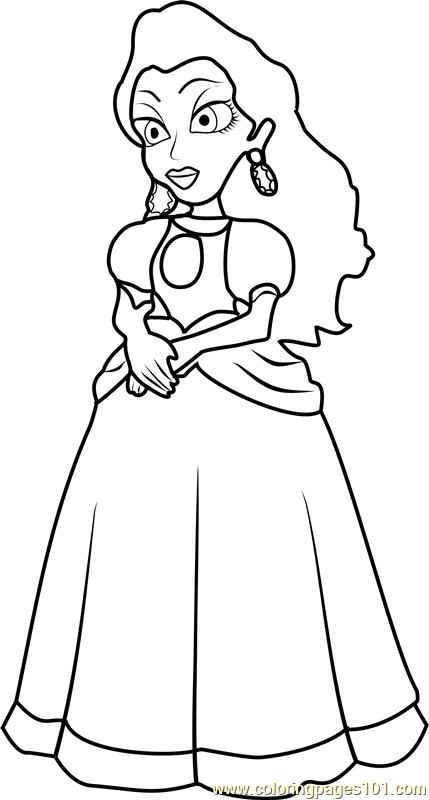 Pauline coloring page for kids
