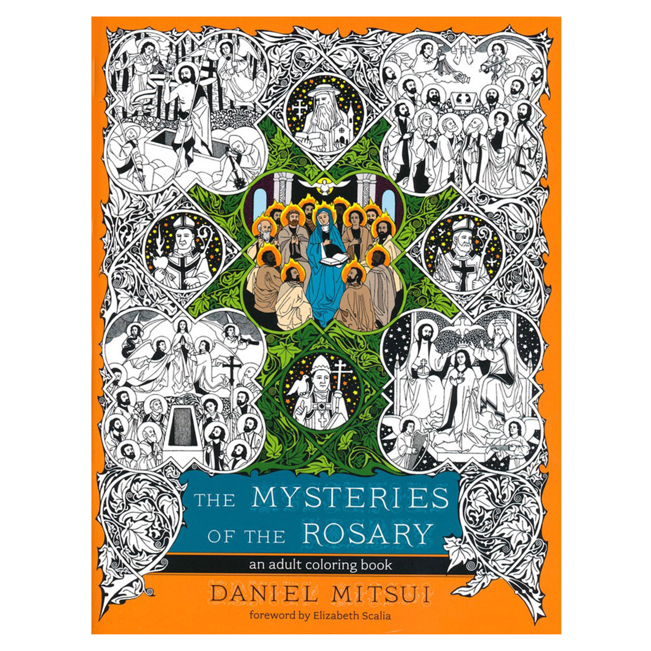 Mysteries of rosary coloring book matsui daniel st patricks guild