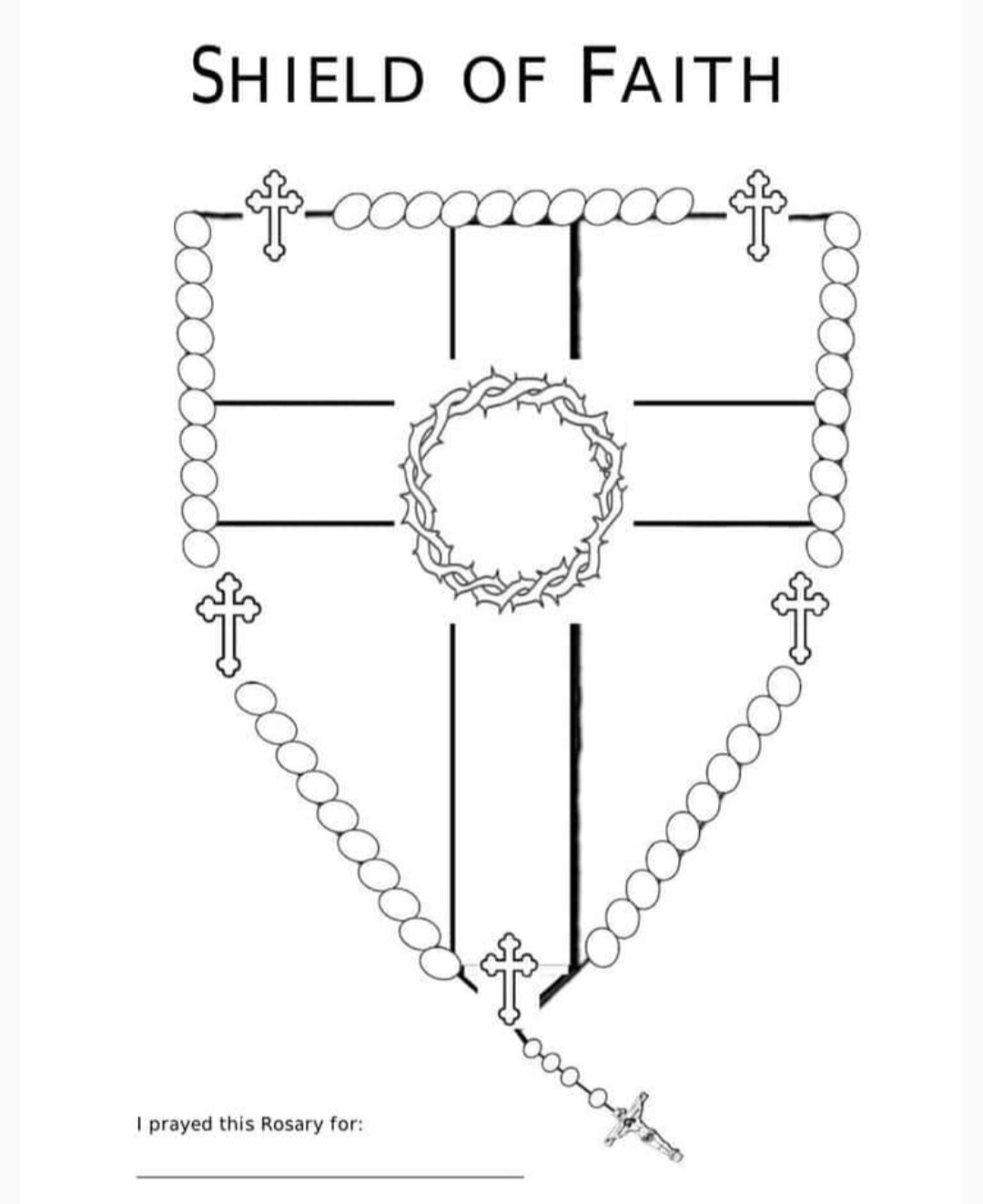 Rosary printables â catholic schools parents network