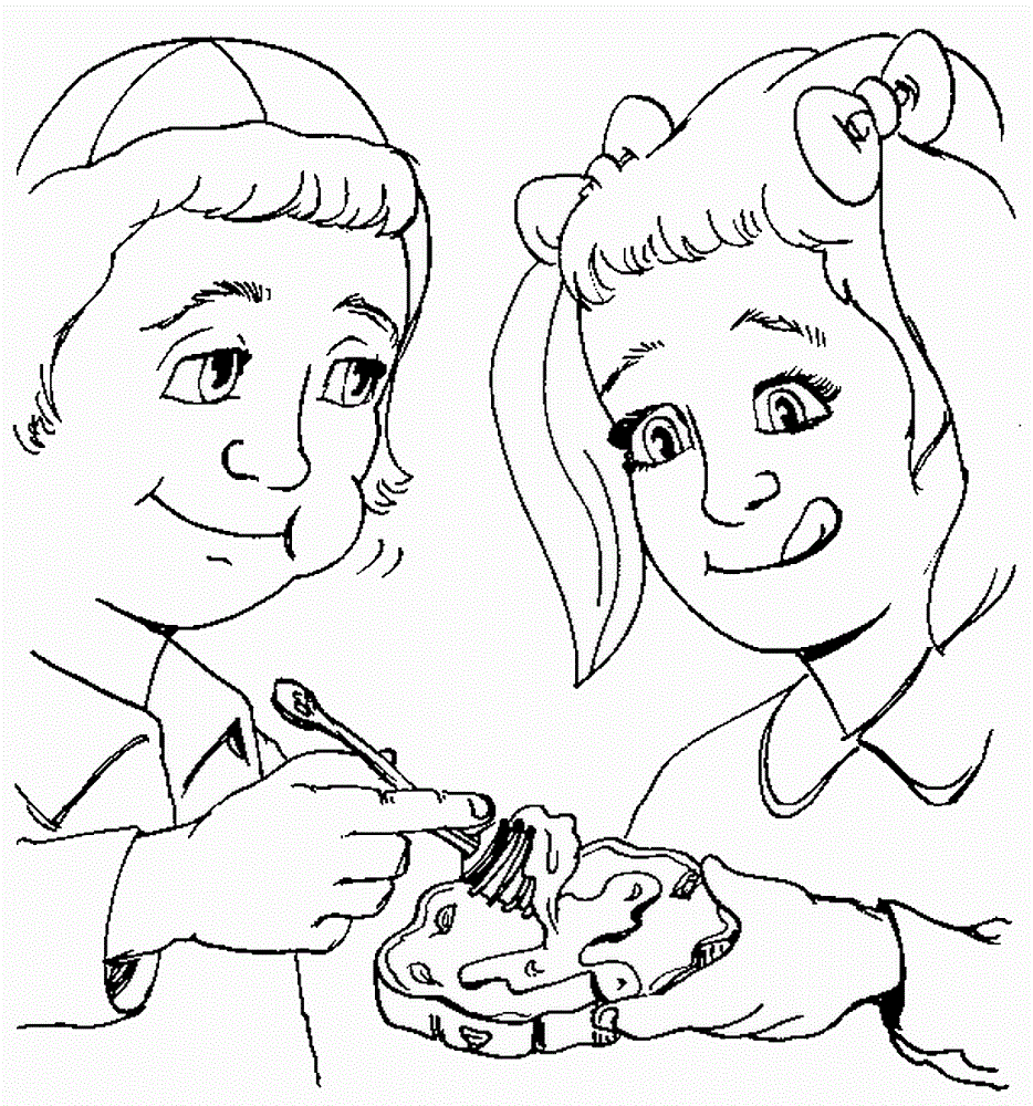 Free printable rosh hashanah coloring pages