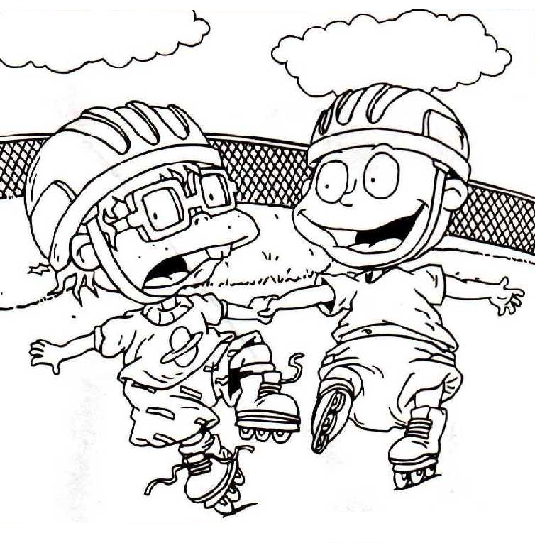 Free printable rugrats coloring pages for kids