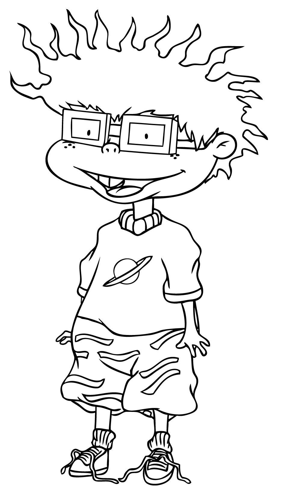 Free printable rugrats coloring pages for kids