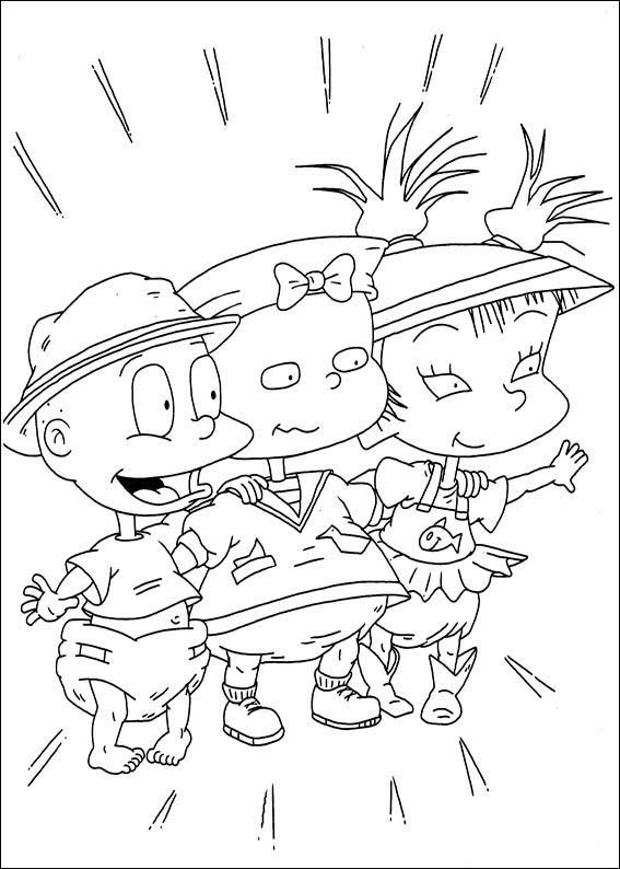 Rugrats free printable coloring sheets