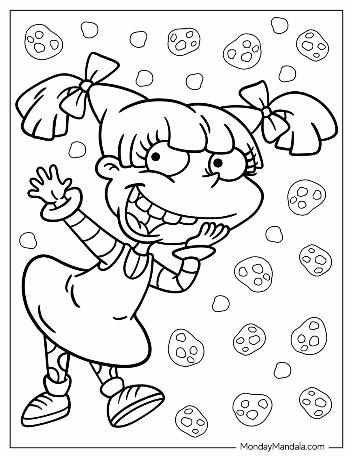 Rugrats coloring pages free pdf printables