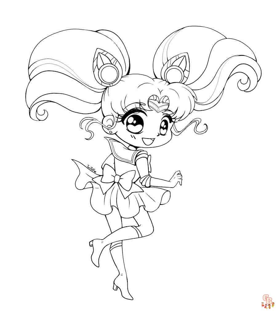 Free printable sailor moon coloring pages