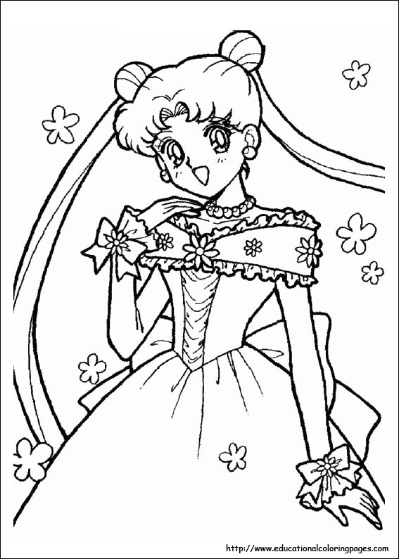 Sailor moon coloring