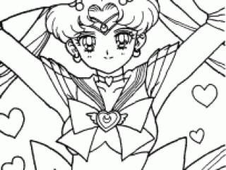 Best sailor moon coloring pages for kids