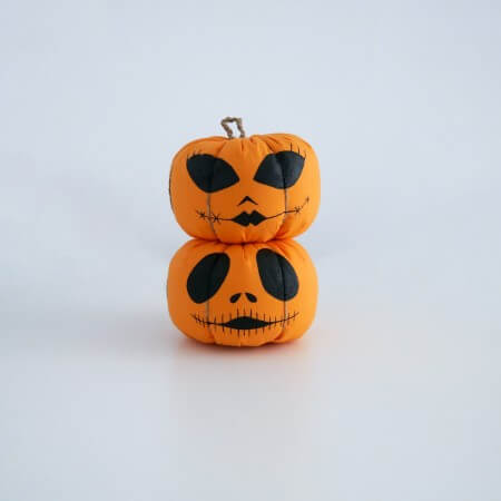 Jack and sally pumpkin set