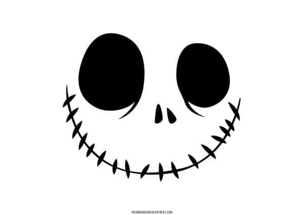 Jack skellington pumpkin carving stencils homemade heather