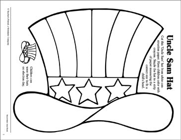 Uncle sam hat pattern uncle sam patriotic hats patriotic art