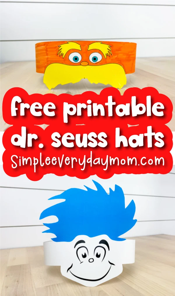 Free printable dr seuss hats for kids