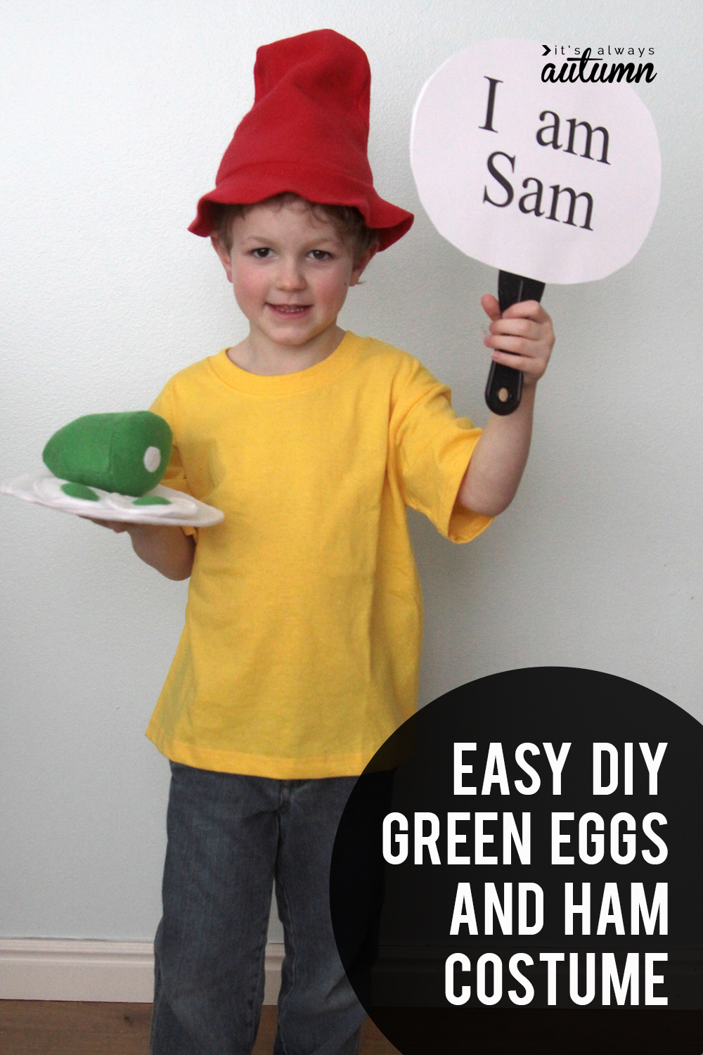 Easy diy green eggs and ham costumes for dr suess day