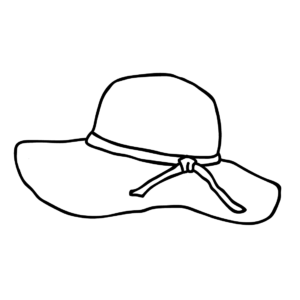 Hat coloring pages printable for free download