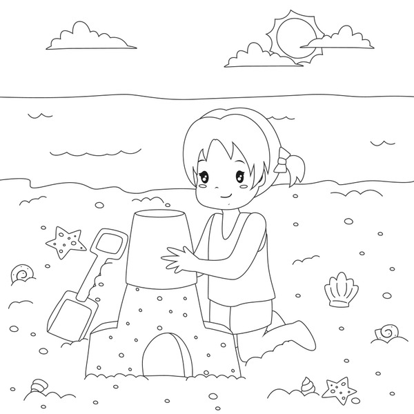 Black white sand castle royalty