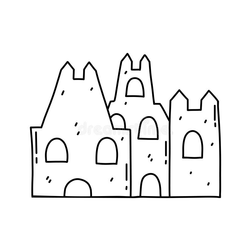 Sand castle doodle stock illustrations â sand castle doodle stock illustrations vectors clipart