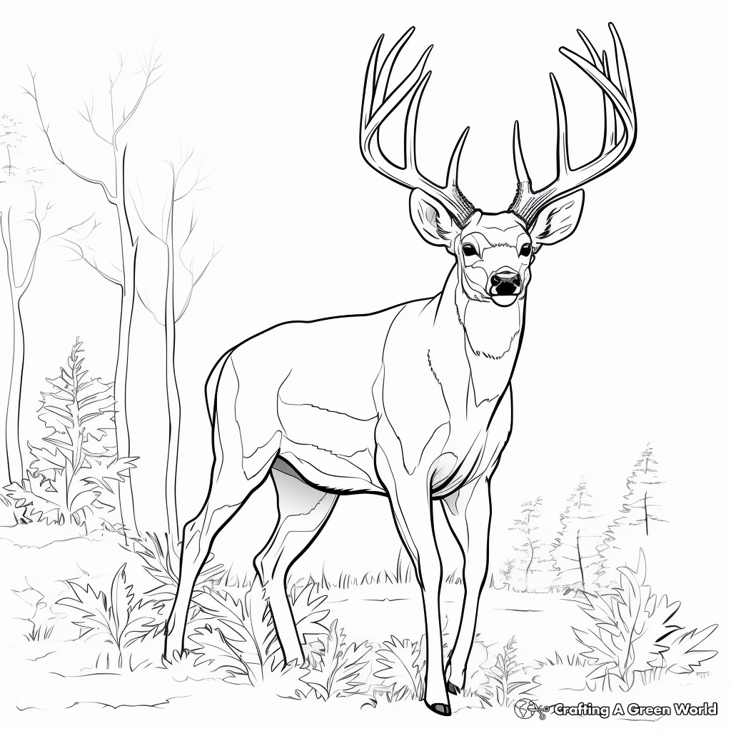 Bucks coloring pages
