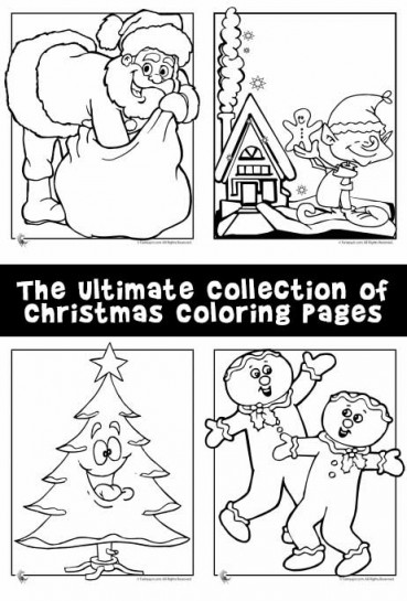 The ultimate collection of christmas coloring pages woo jr kids activities childrens publishing