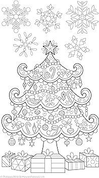Color christmas coloring book perfectly portable pages on