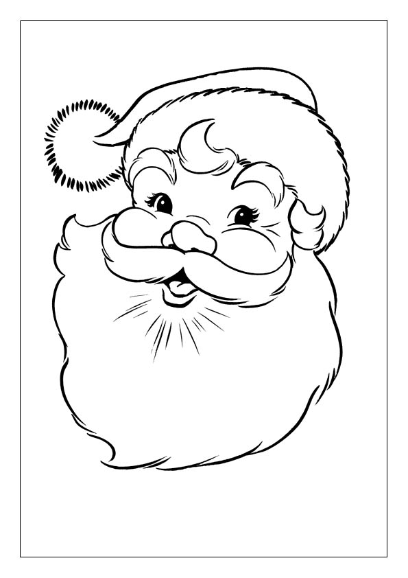 Santa coloring pages printable coloring sheets