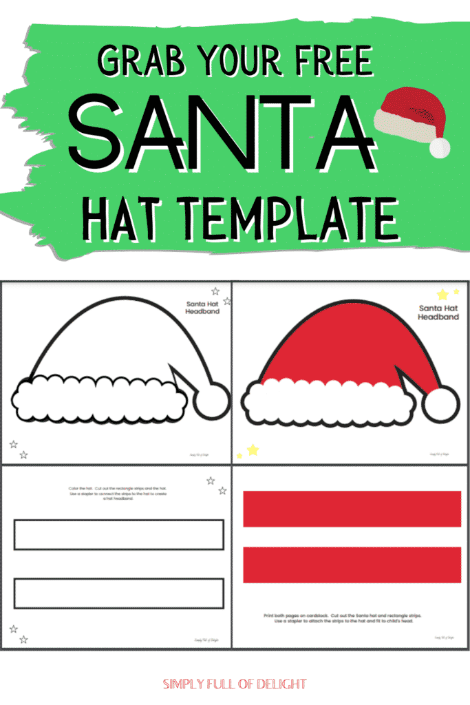 Preschool christmas hats