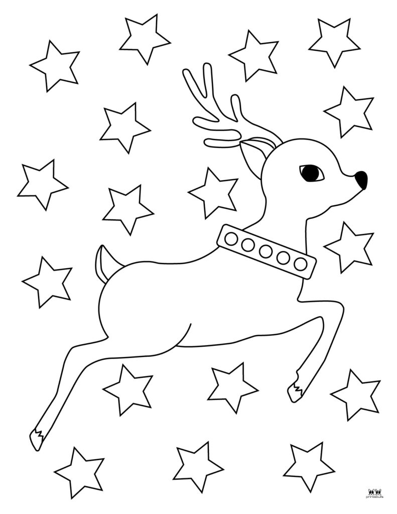 Reindeer coloring pages
