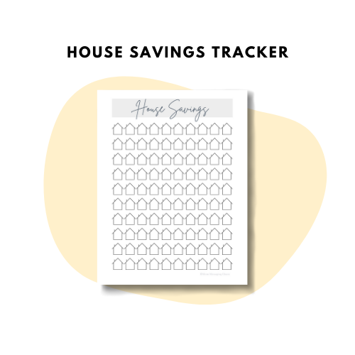House savings printable tracker sheet â mom managing chaos