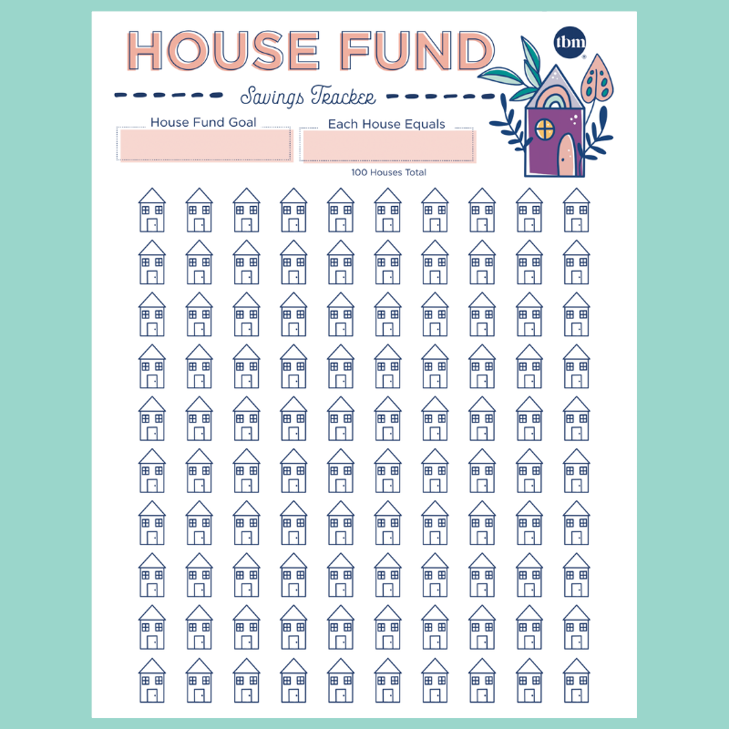 Savings goal tracker bundle printable â the budget mom