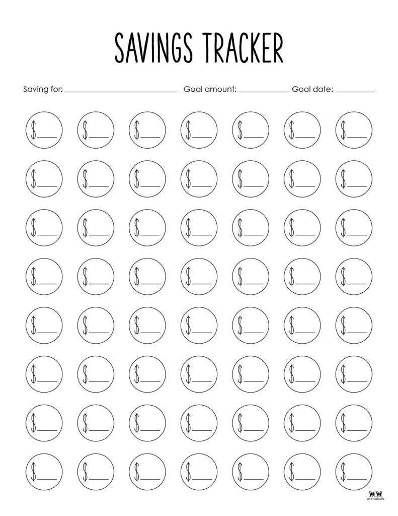 Savings trackers