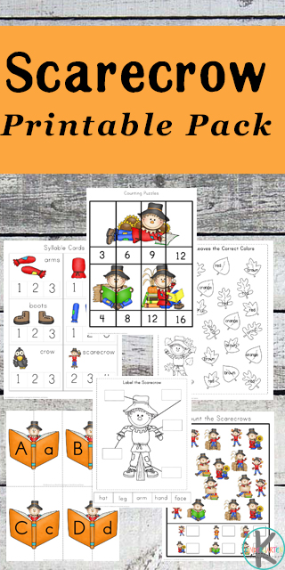 Free scarecrow worksheets
