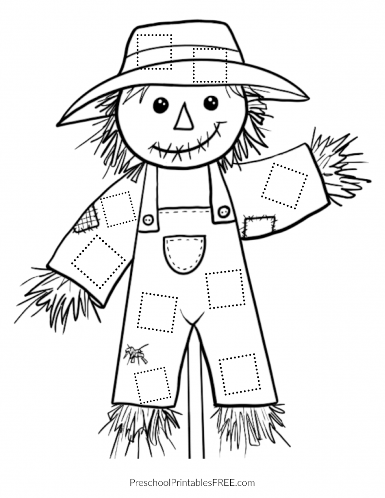 Preschool scarecrow activities free â free preschool printables