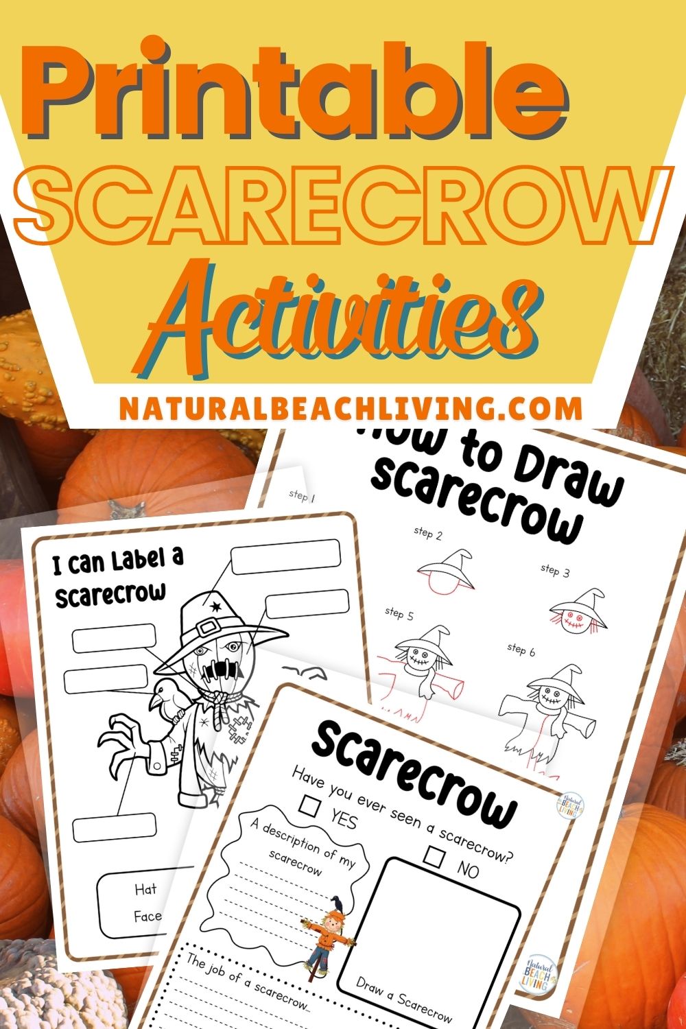 Free scarecrow printable activities