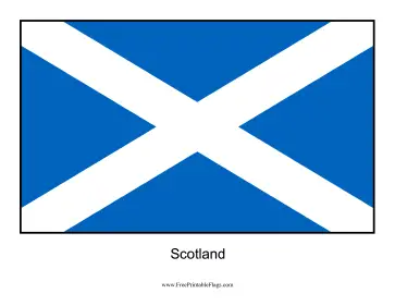 Flag of scotland
