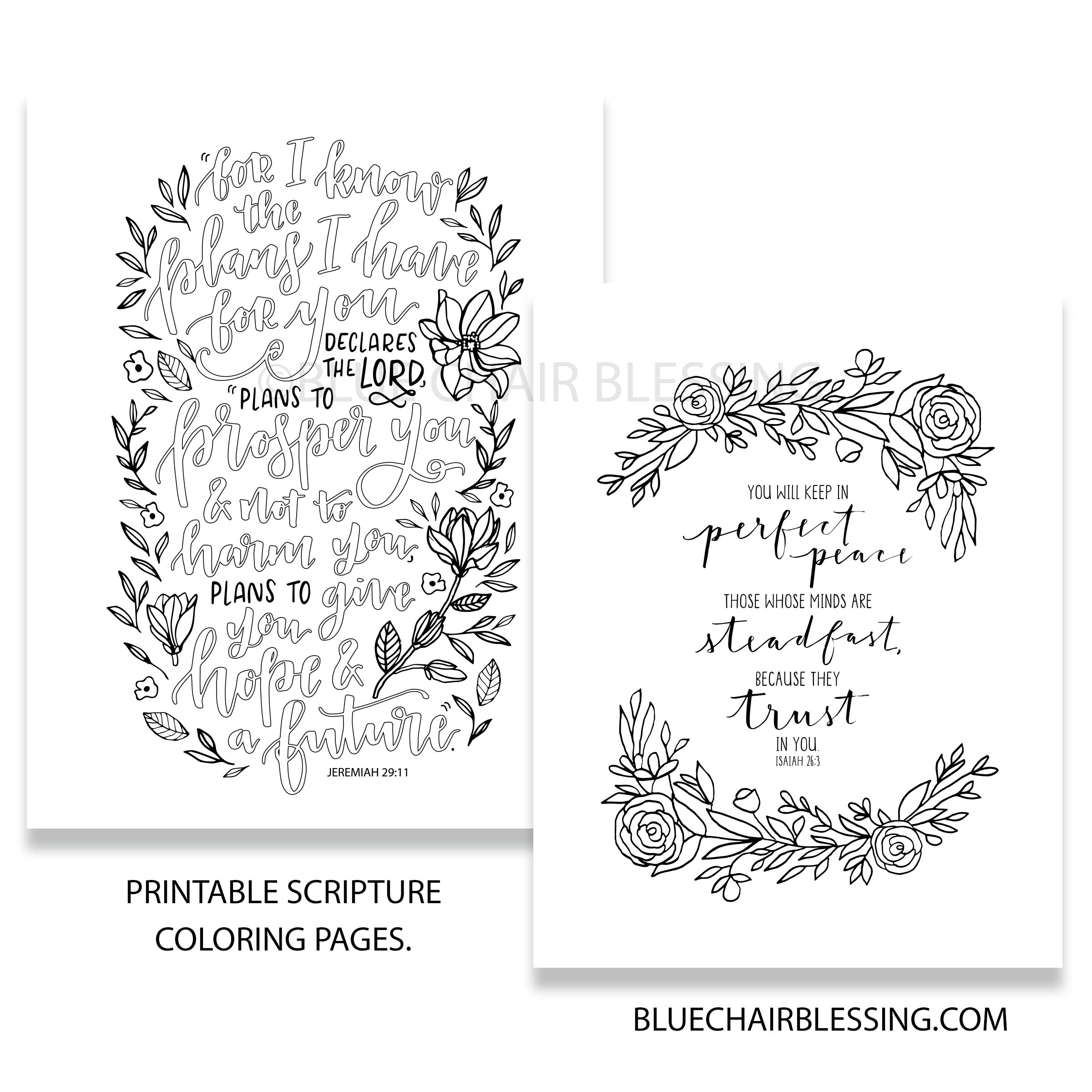 Page scripture coloring book print and color printables to print from home