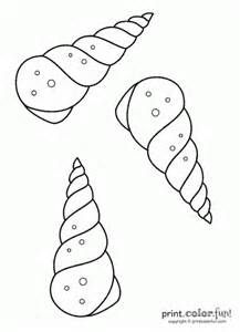 Free printable sea life stencils coloring pages free quilting seashell crafts