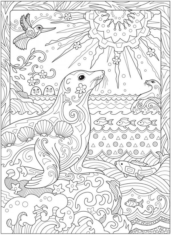 Sea life coloring pages â