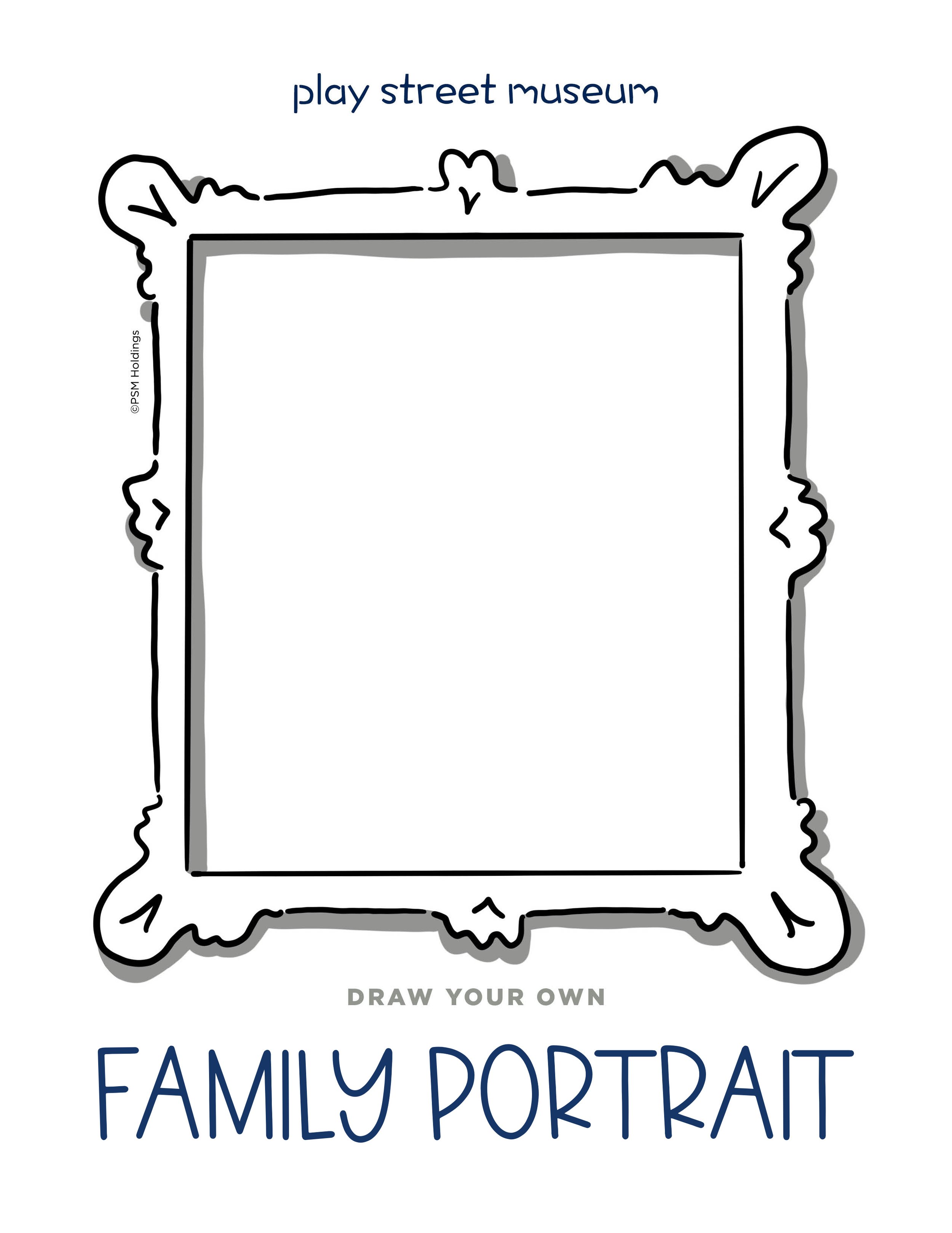 Draw your own family portrait