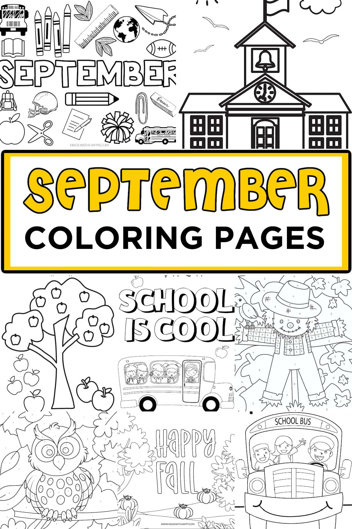 September coloring pages