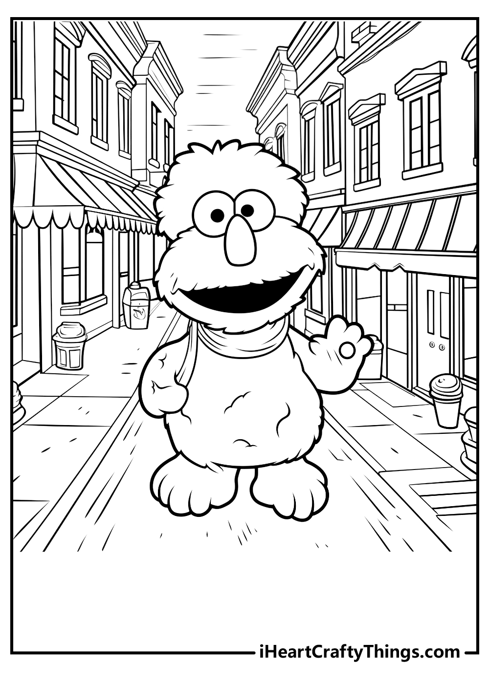 Sesame street coloring pages free printables