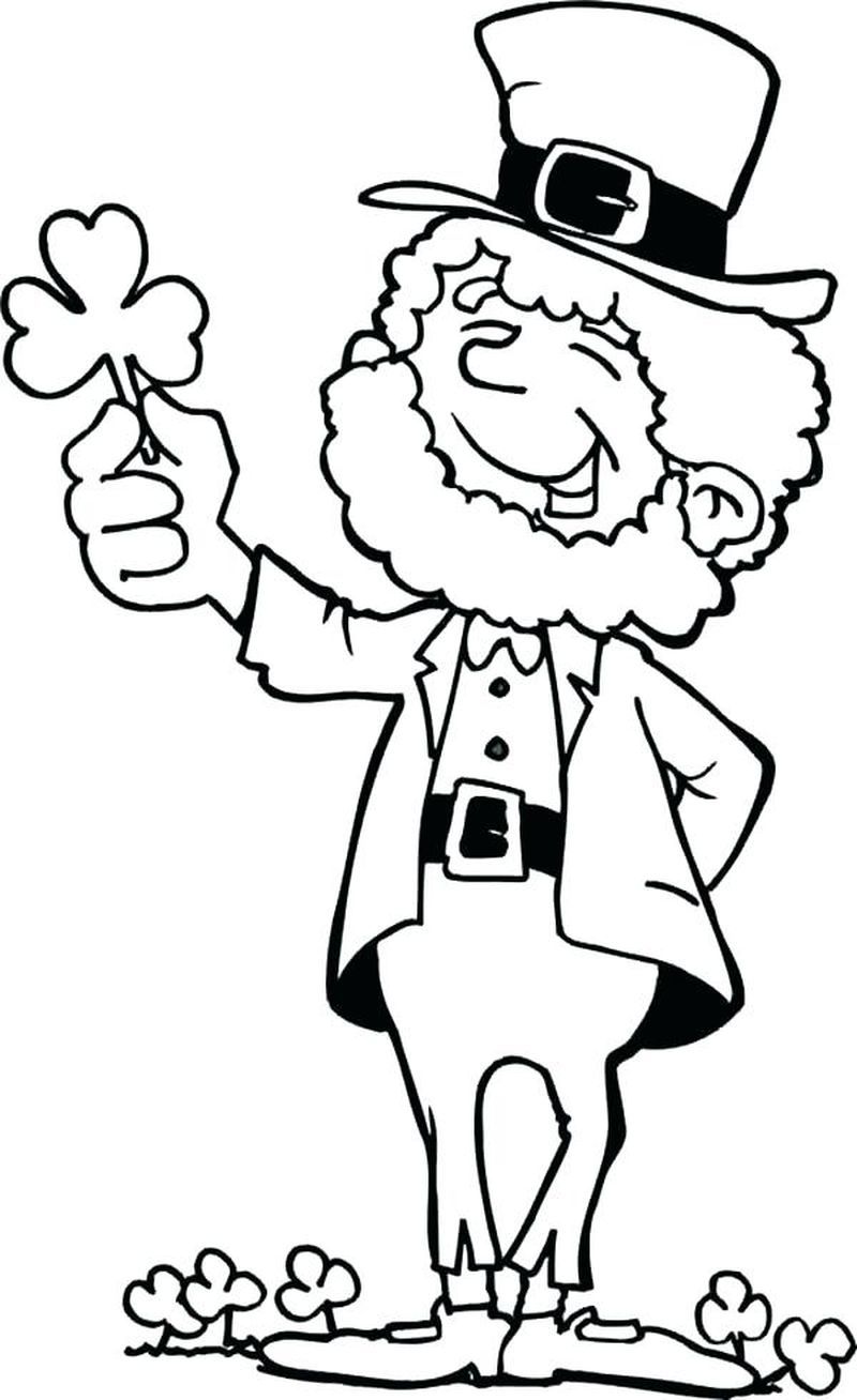 Plete shamrock coloring pages pdf to print