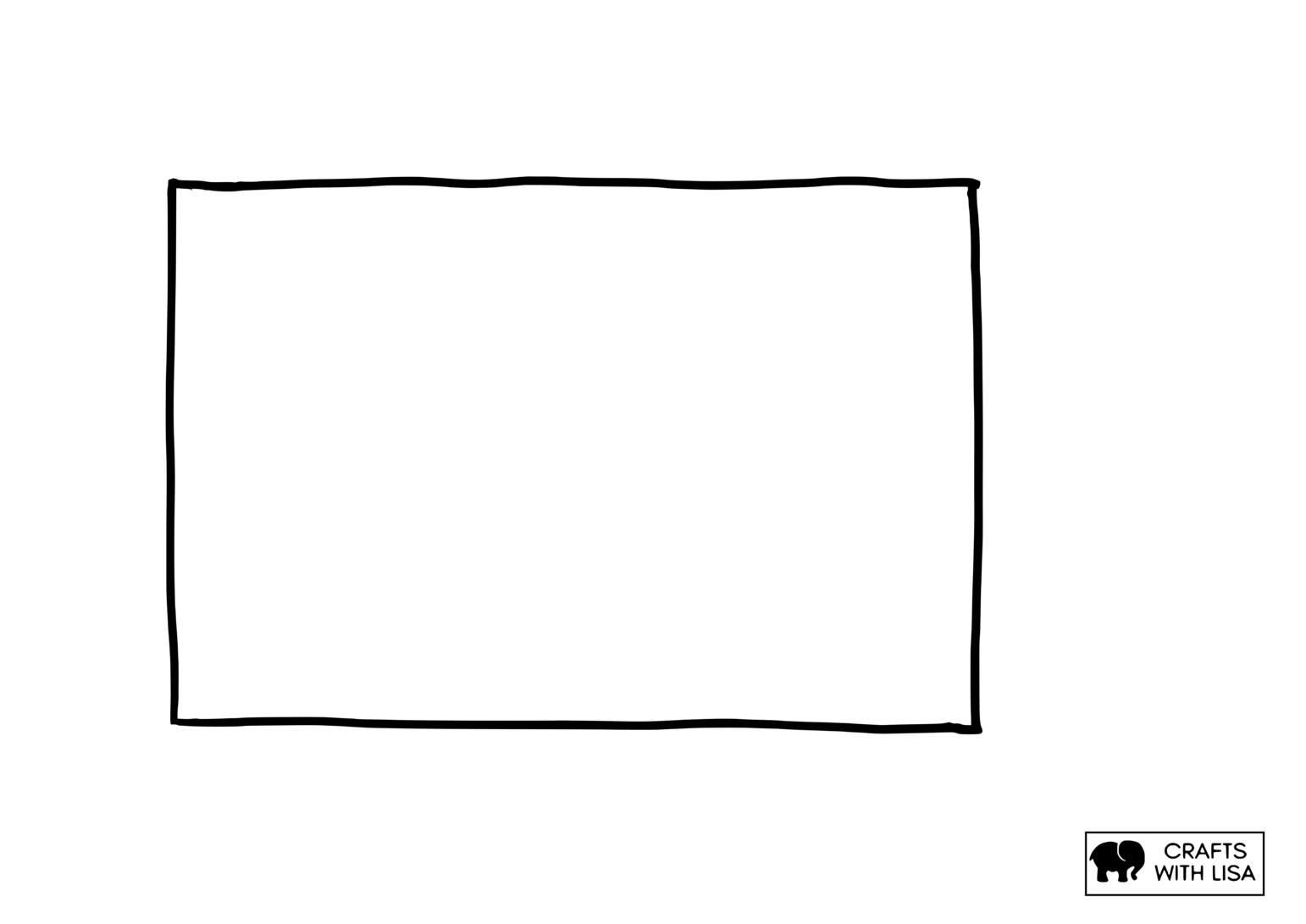 Rectangle shape coloring page