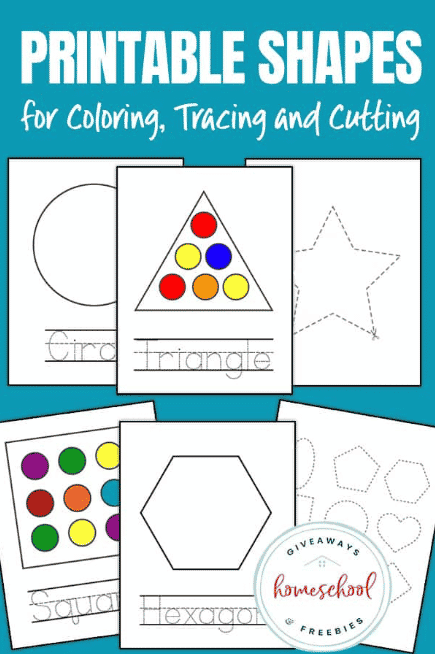 Printable shape pages free homeschool deals