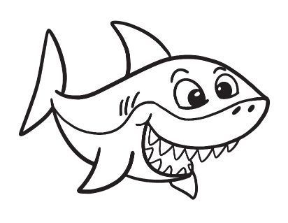 Shark coloring pages