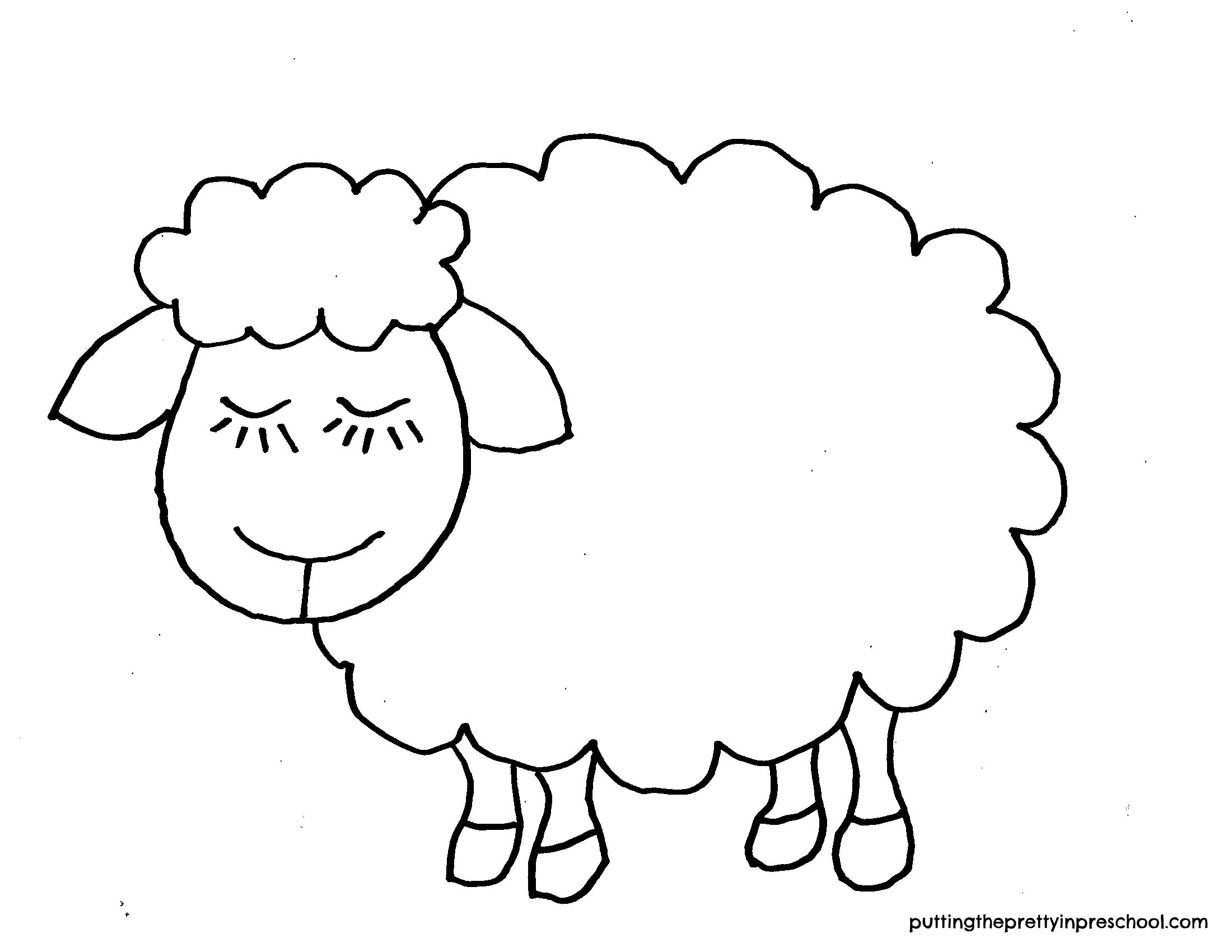 Christmas sheep craft