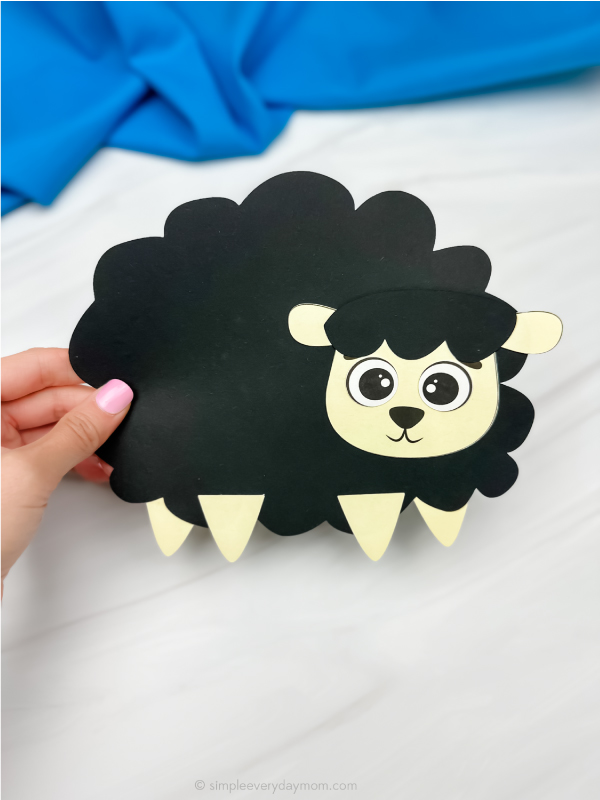 Baa baa black sheep craft