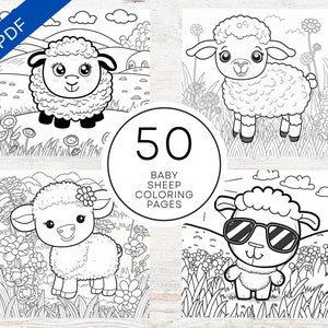 Sheep coloring page