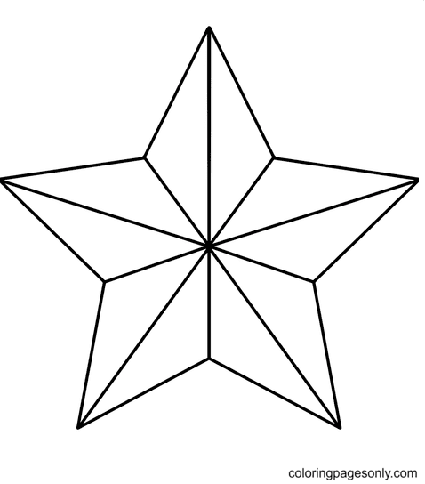 Star coloring pages printable for free download