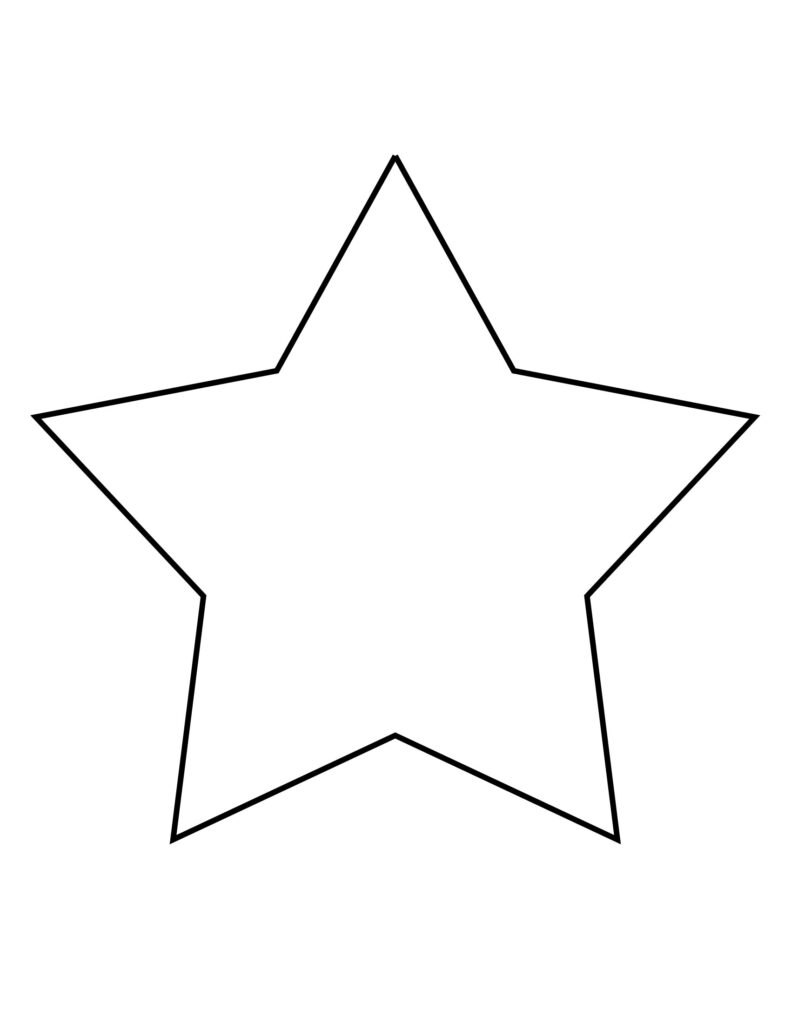 Free star coloring pages for kids â the hollydog blog
