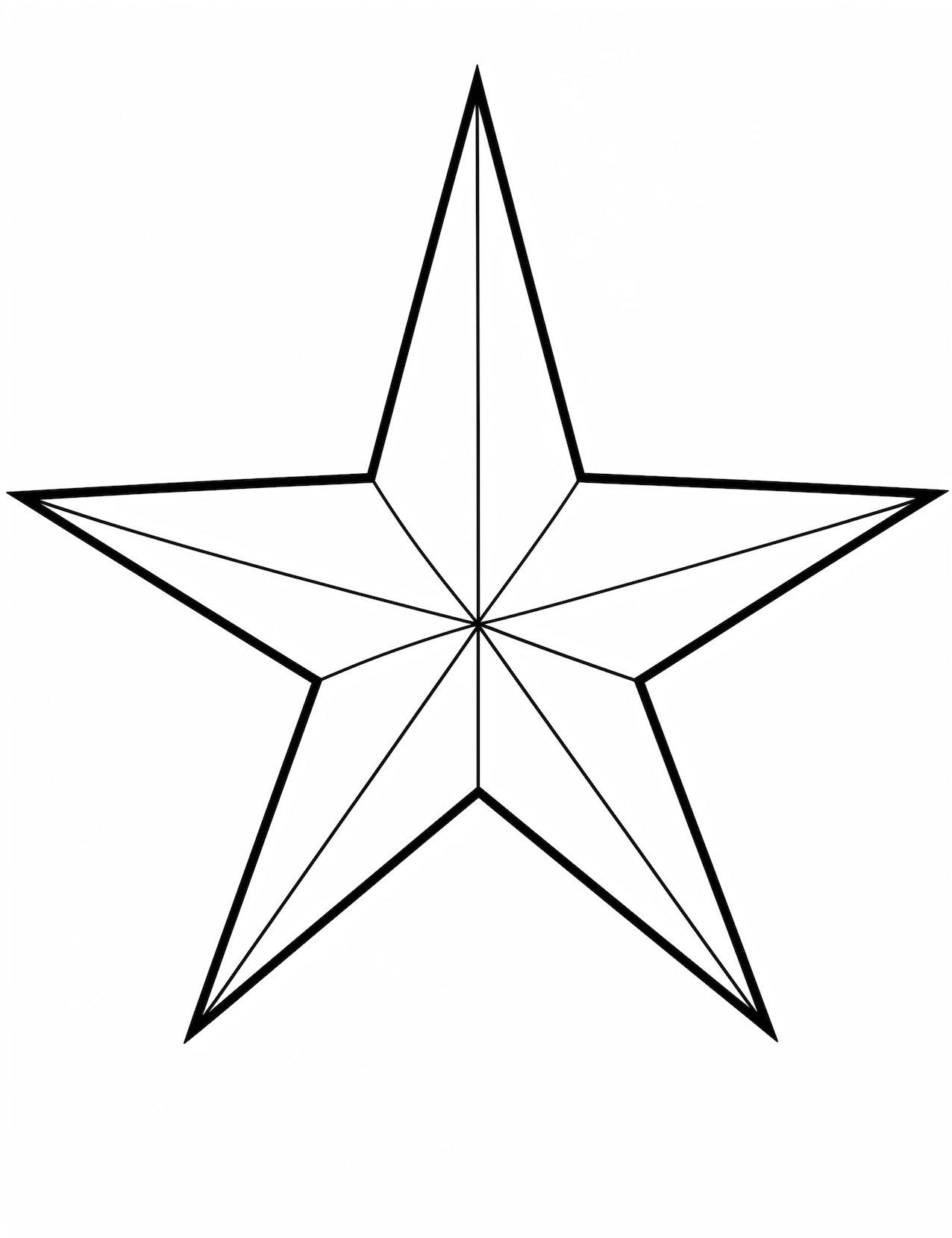Twinkling star coloring pages for kids and adults