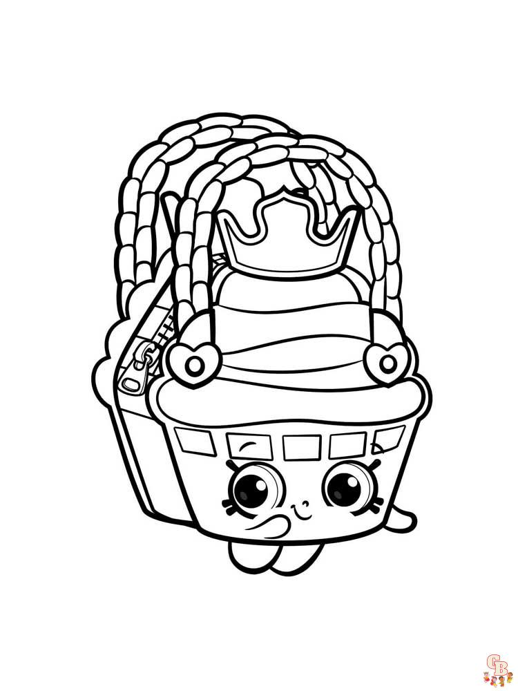Shopkins coloring pages